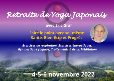Japanese Yoga Retreat, 4-6 November