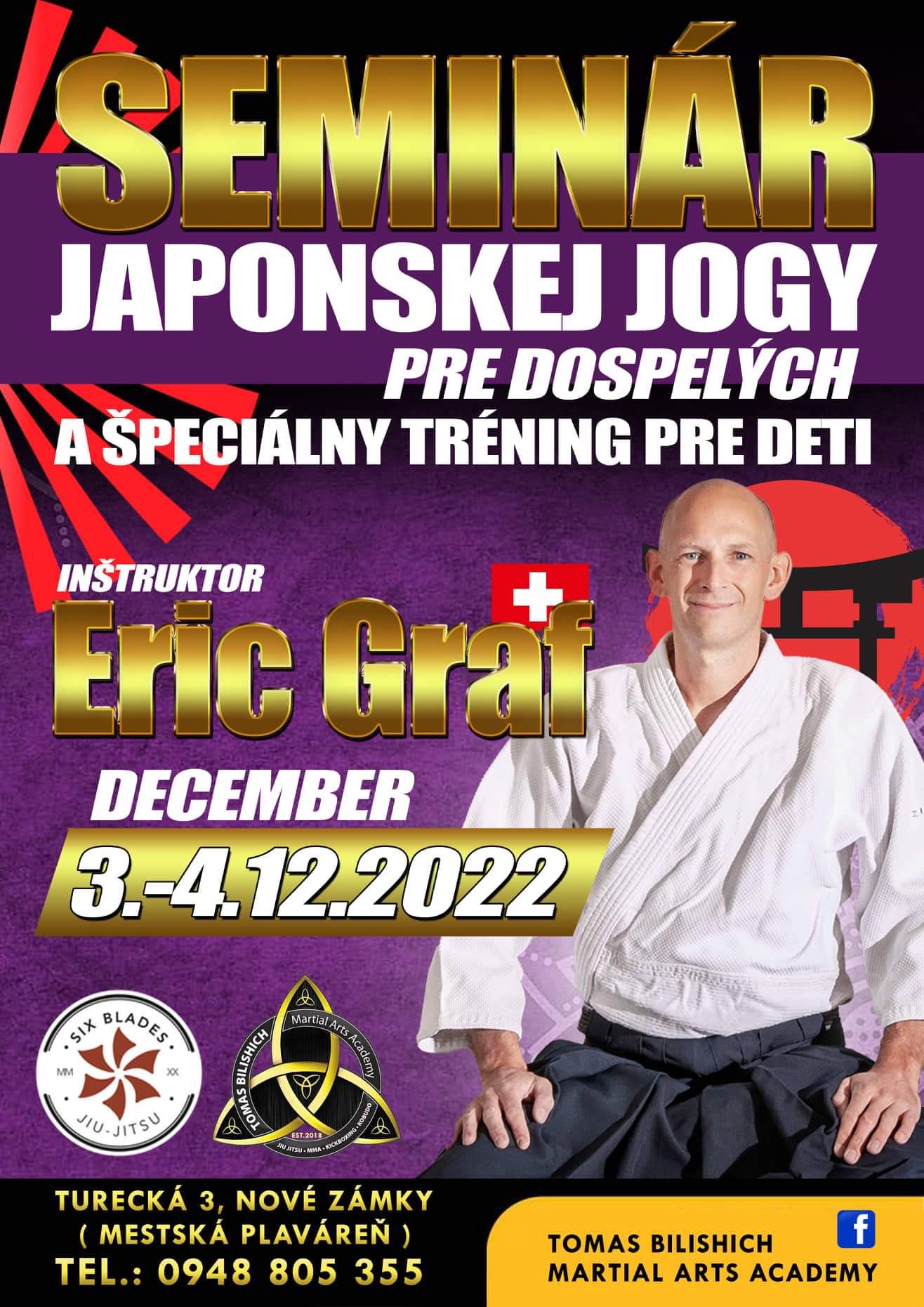 Japanese Yoga Seminar, Nove Zamky, Slovakia, 3-4 December