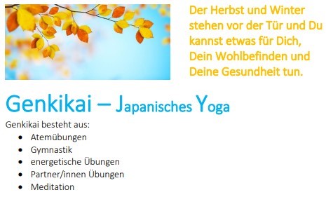Japanese Yoga afternoons in Basel