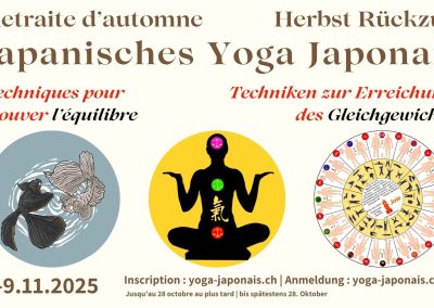 Japanese yoga retreat, Rüti bei Riggisberg, 7-8-9 November